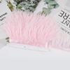 8-10Cm Ostrich Feather Wedding Dress Diy Performance Clothing Accessories Feather Tassel Including Webbing