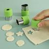Stainless Steel Vegetable Cookie Cutter Set Multi-Shape Mold for Ravioli Pasta Fruit Carving Non-Stick BPA-Free Dishwasher Safe Essential DIY Tool
