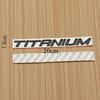 3d Metal Letters Logo Emblem Car Rear Trunk Sticker Badge for TITANIUM Mondeo Mkv Kuga Ecosport Accessories
