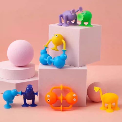 Cascais Bath Toy, a New Sensational Building Block [Recommended by Toy Consultants and Toy Teachers] Squeeze Toy with Suction Cups, Perfect Birthday G