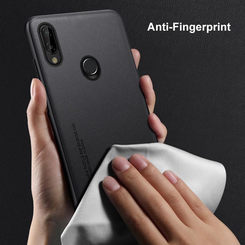 Luxury PU Leather Case For Huawei P Smart Plus 2018 Back Cover Matte Silicone Protection Phone Case For Huawei Nova 3i Nova3i