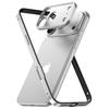 Custodia con Telaio in Lega di Alluminio per Telefono Per 17 Air 16 15 14 13 Pro Max Plus Protezione Lente Fotocamera in Metallo Paraurti in Silicone Antiurto