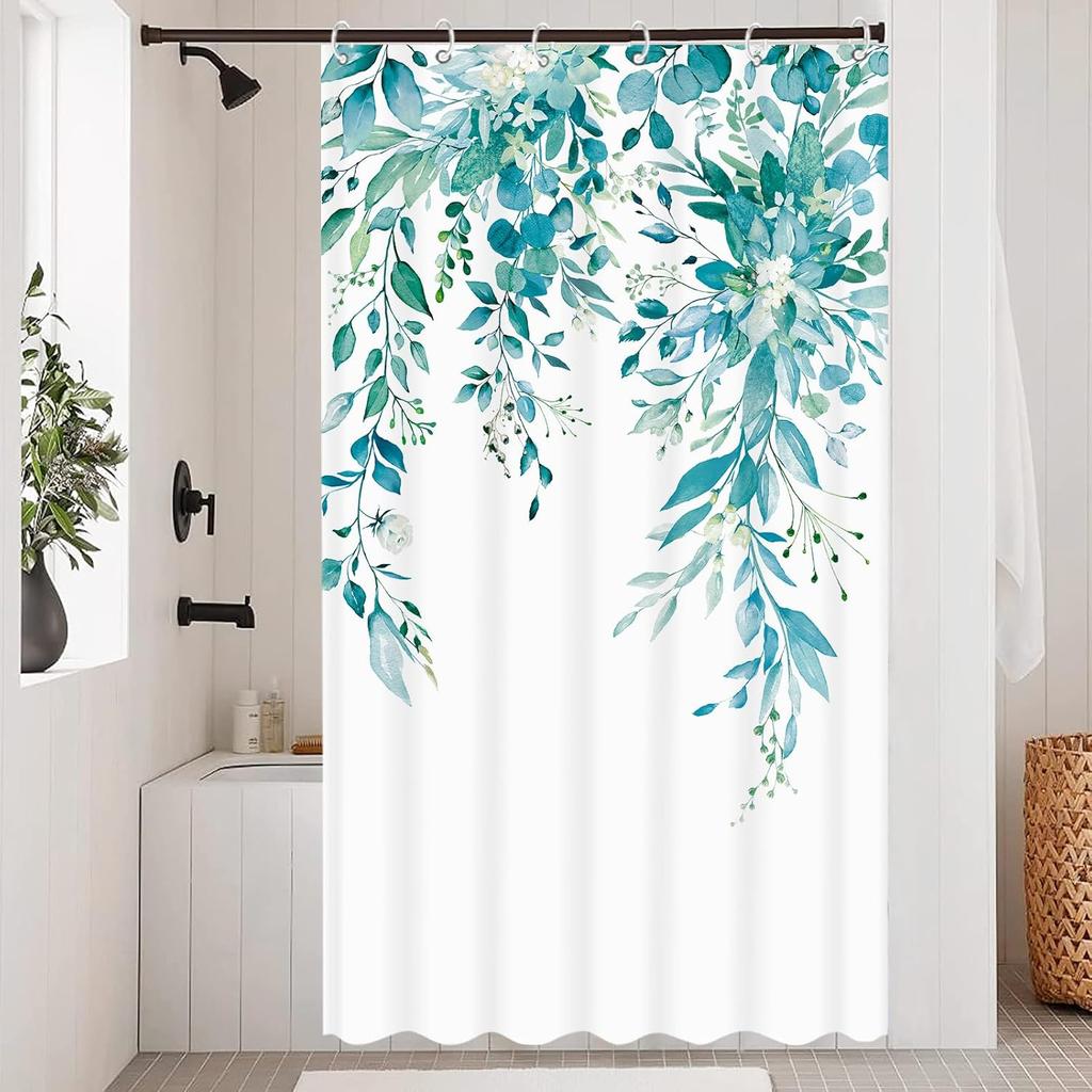 Extra Long Geometric Shower Curtain Mid Century Modern Shower Curtains For Bathroom Abstract Yellow Black White Waterproof
