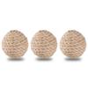 5PCS Pet Cats Sounding Ball Interactive Natural Handmade Sisal Cat Scratching Ball Make Sounds Cat Toy Home Kitten Ball Toys