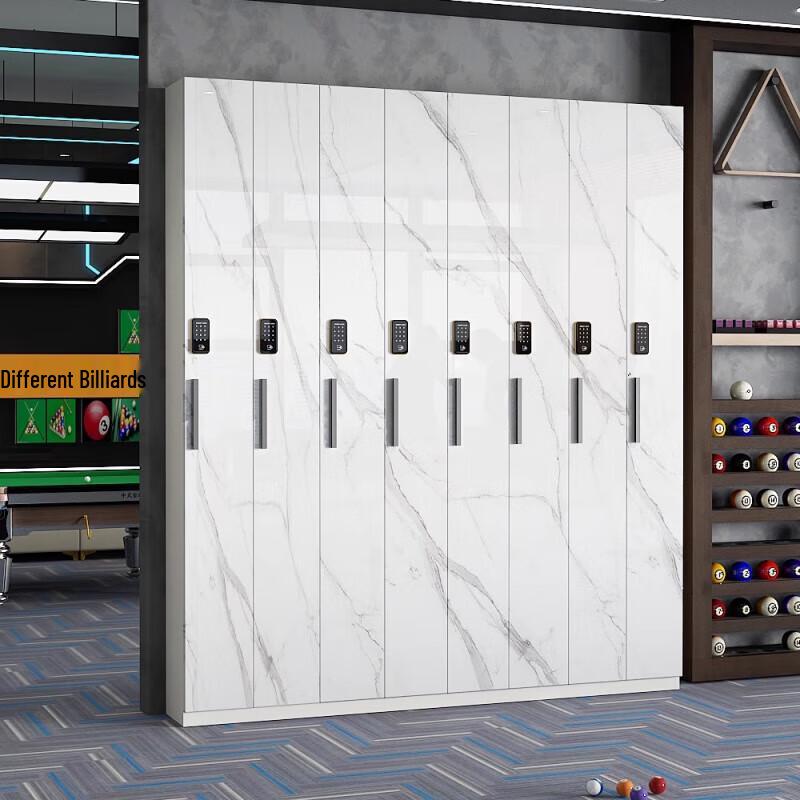 Billiard Cue Storage Cabinet with Touch Screen Password Lock