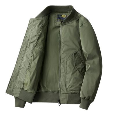 Veste Bomber Fine pour Homme Printemps et Automne Extérieur Décontracté American Tooling Maillot de Baseball Veste pour Homme Courte