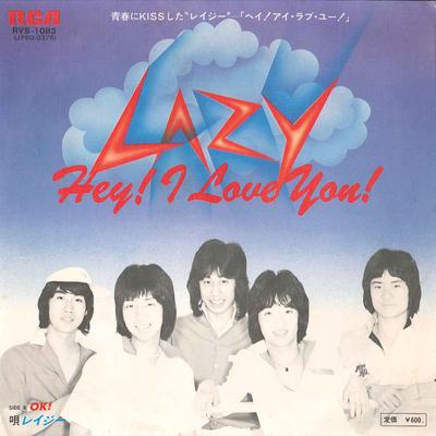 7inch Record LAZY - Hey! I Love You! / Ok ! RVS1083 RCA 1977 Japan Japanese Pop/Rock Used