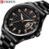Pánské hodinky z nerezové oceli Casual Waterproof Quartz Watch