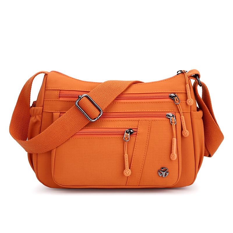 Dámská malá čtvercová taška velkokapacitní taška přes rameno taška pro matku středního věku cestovní nylonová crossbody taška