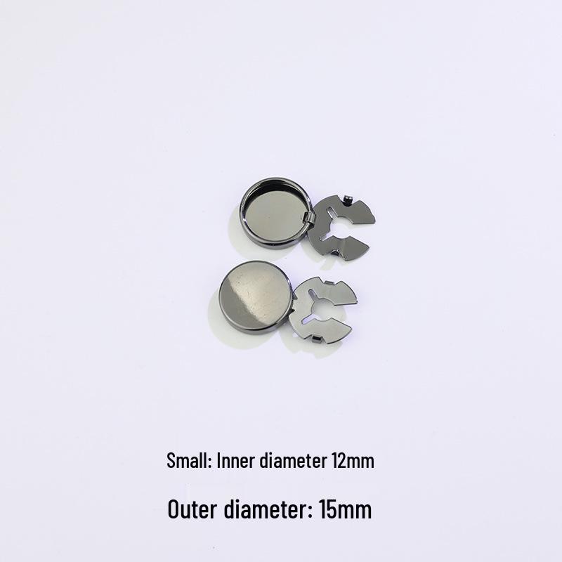 Turtle Buckle Copper Cuff Button Cover DIY Shirt Accessories