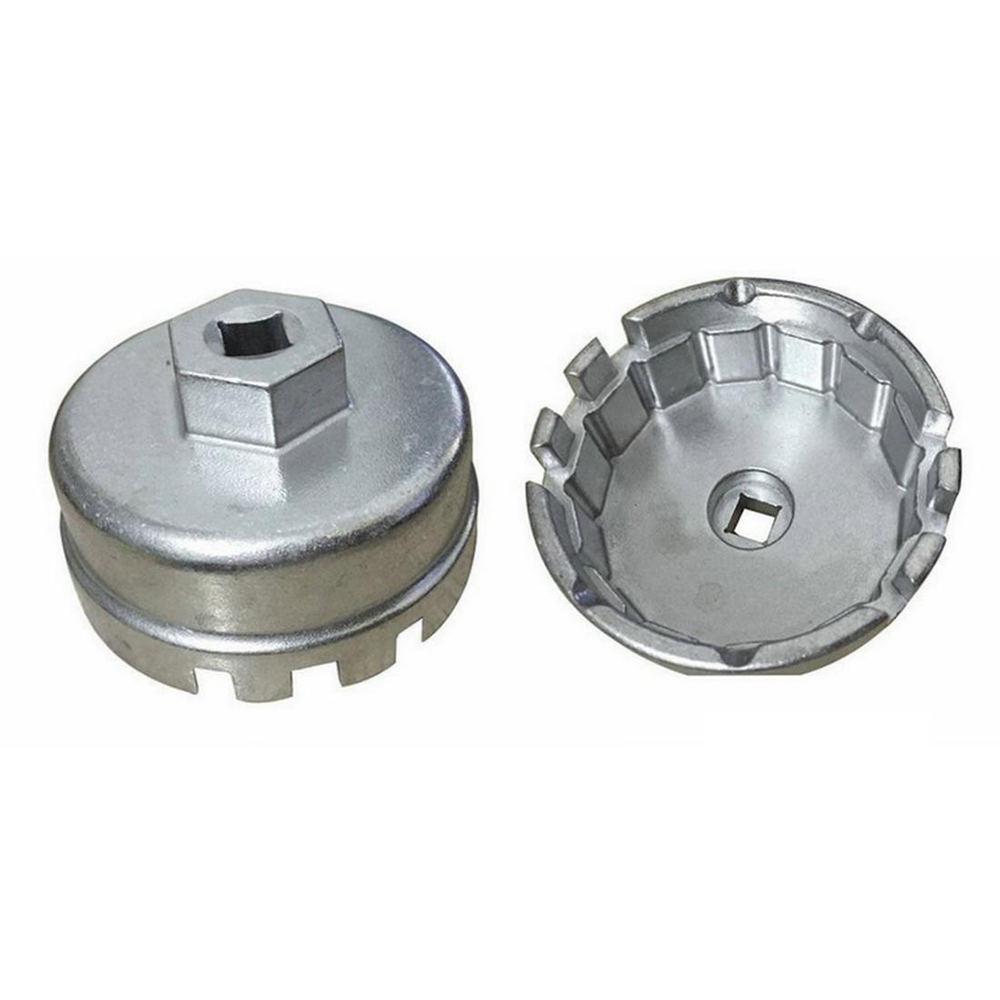 Buy 14 Flutes 64 5mm 14P Oil Filter Cap Housing Remover Grid Wrench For 