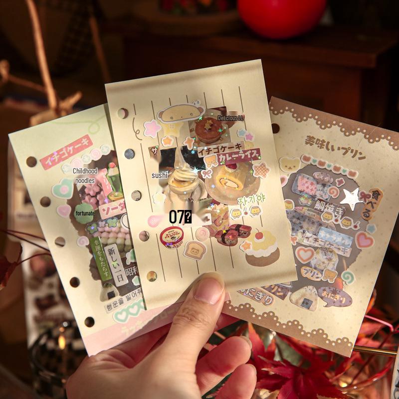 Mr. Paper Retro Scenery Sticker Book - Japanese Student Series