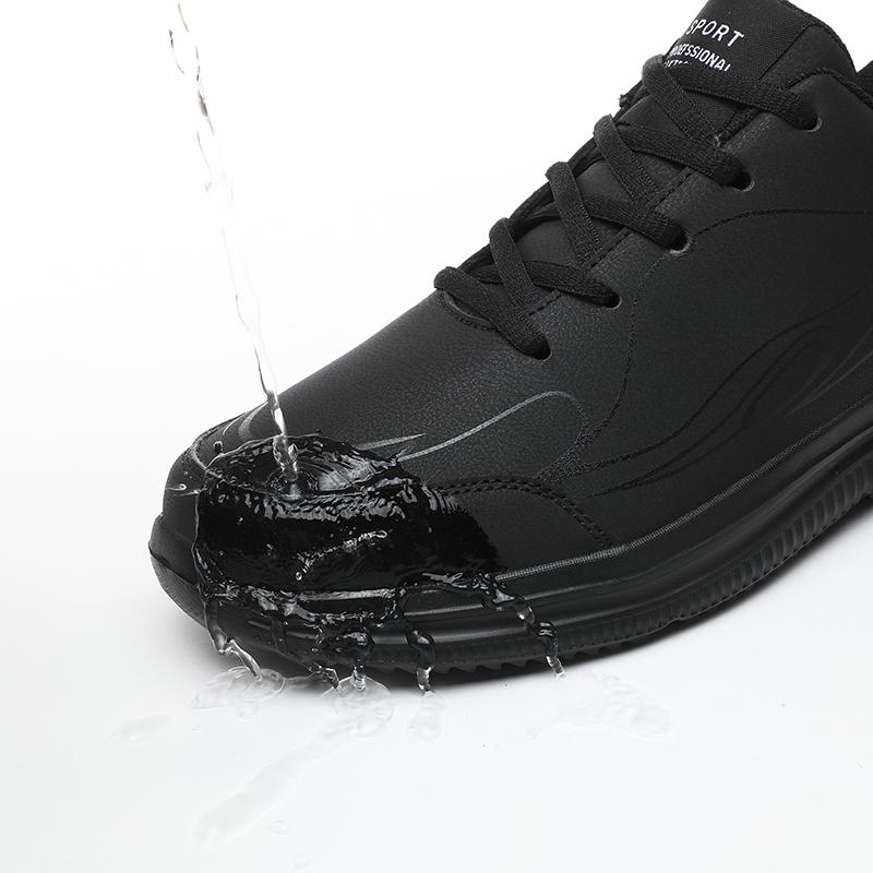 Jaro/podzim Vodotěsné Protiskluzové tenisky Kožený povrch Prodyšné Ležérní Extra velké pánské boty