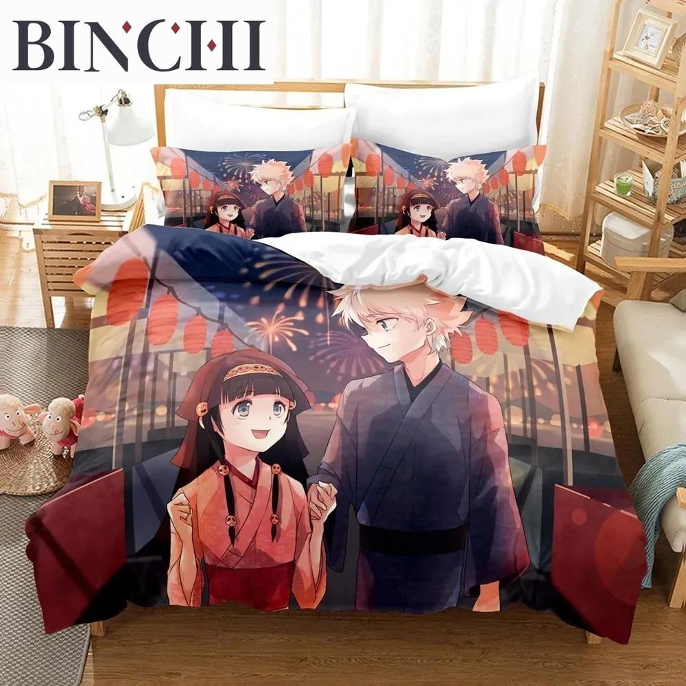 Hunter X Hunter 3D Bedding Set Japanese Anime Twin Queen King Quilt Cover Pillowcases Polyester For Boys