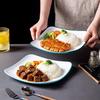 White Melamine Rectangular Banquet Plate - Large Size for Hotel Tableware, Perfect for Steamed Fish and Creative Stir-fry Dishes
