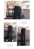 2025 Summer High-Waisted Loose Straight-Leg Drapey Suit Pants with Elastic Back Waistband, Plus Size, High-End Feel.