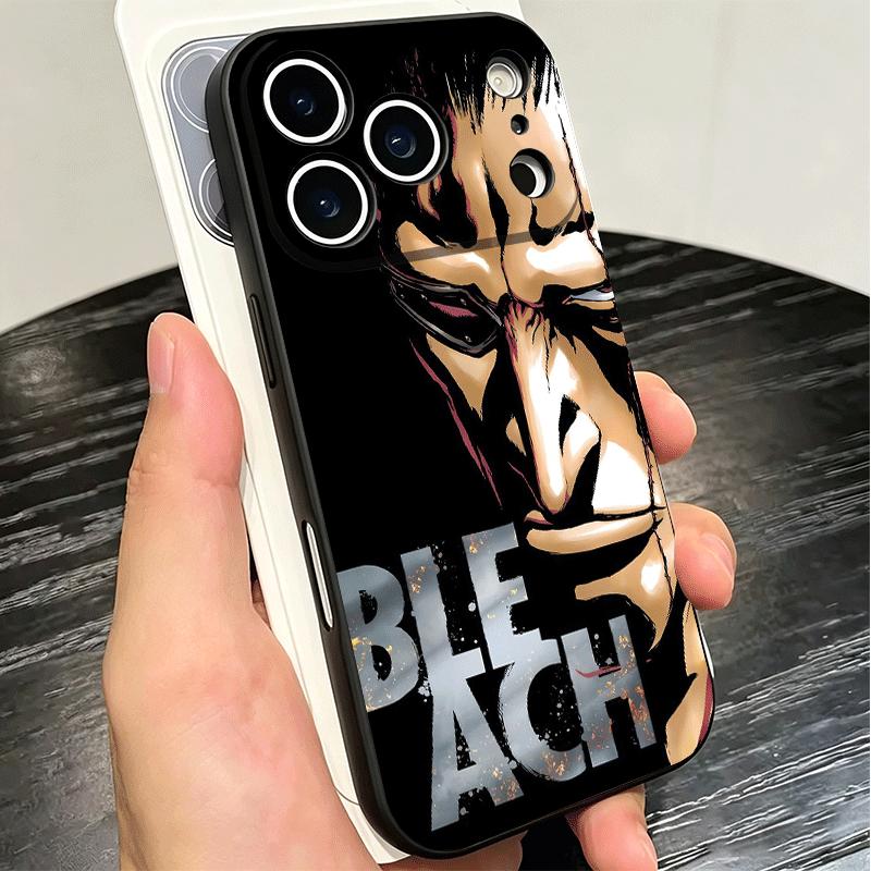 Bleach Zaraki Kenpachi Soft Phone Case for iPhone 16 16E 17 Air 15 Pro Max 14 Plus 13 Mini 11 12 7 Black Cover Back Shell