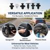 100 Pcs Car Bumper Clips Kit, Car Plastic Rivets Fasteners Push Retainer Kit with Sizes Auto Push Pin Rivets Set, Universal Expansion Screw Clips