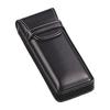 Stylish and Cool Luxury Leather-like Glasses Case for Men, Black 2814-01