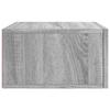 Wall Mounted Nightstand Gray Sonoma 35x35x20 cm