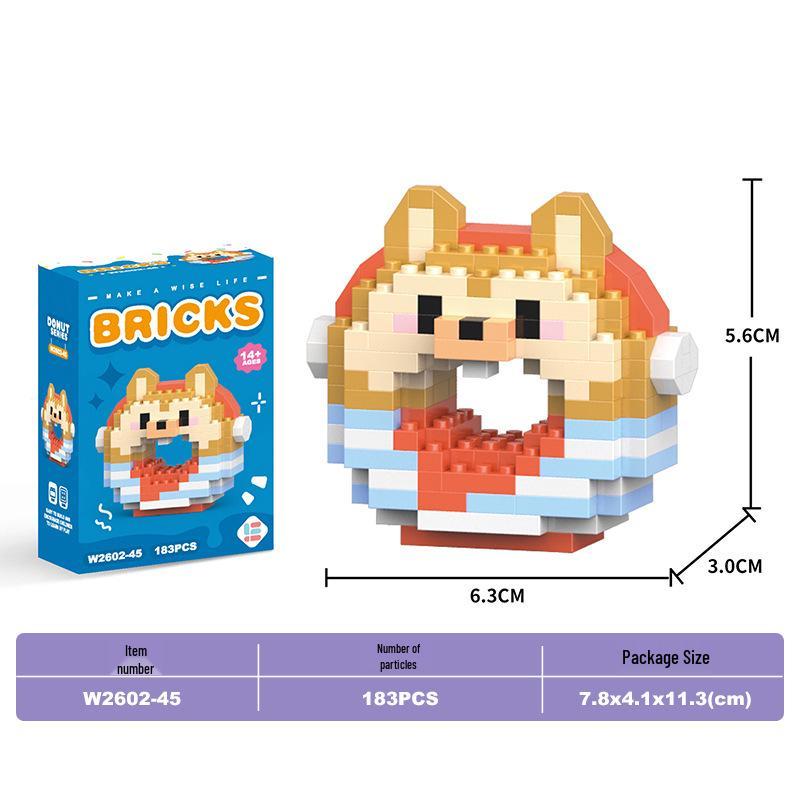 Lele Brothers Micro Building Blocks - Educational Small Animal Sets for Kids, Compatible with Lego, Boys' Toy Gifts