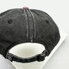 New Men Women American Retro Letter Embroidery Baseball Hats Sunshade Color Block Versatile Flat Eave Peaked Caps Fashion Street