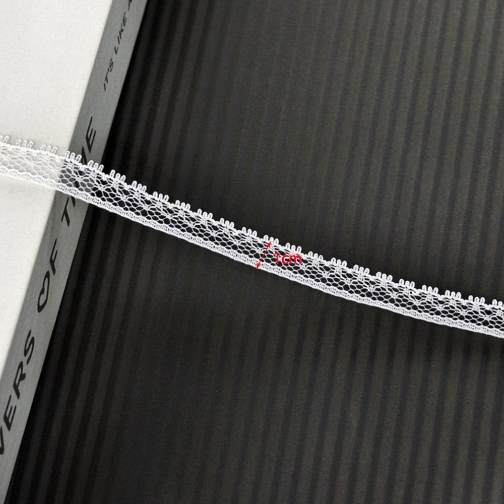50 Meter Hohlmuster Weißes Spitzenband Weiße Farbe DIY Spitzenband Zum Geschenkverpacken