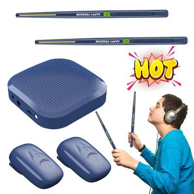 Portable AR Smart Drumsticks: Virtual Somatosensory Electronic Drum Set for Kids