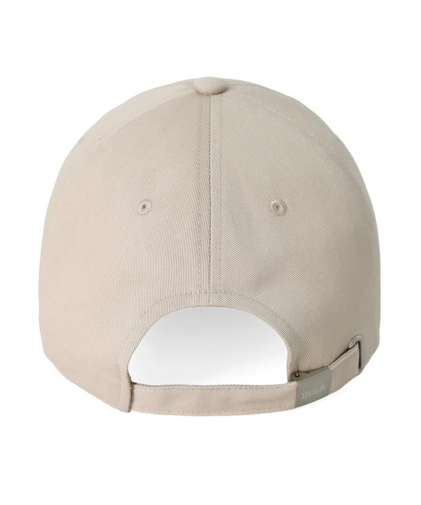 UCLA Unisex Round Lettering Embroidered Ball Cap [Ivory](Ucrac30)