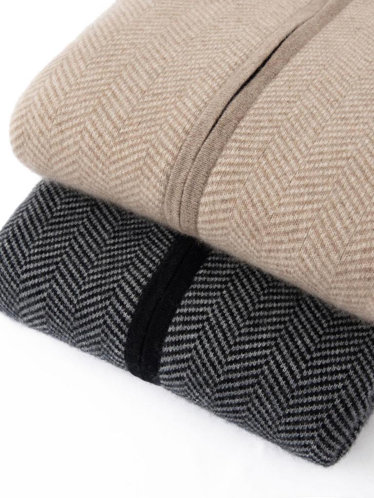 Women's Cashmere Hooded Pullover - Loose, Versatile Knit Zipper Hoodie for Autumn/Winter Casual Wear