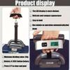 Luggage Scale, 110lb Luggage Weight Scale with 4 Unit Switching Functions&LED Display, Luggage Scale Travel Digital for Weighing Luggage, Backpacks