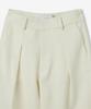 WOERA Wide Leg Cotton Pants - Off-White / N1029Offwhite