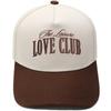LOVE CLUB three-dimensional embroidery color matching truck driver hat male couple female casual sunshade baseball cap