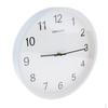Large Wall Clock Decorative Round Classroom Clock, with Glass Surface and Metal
