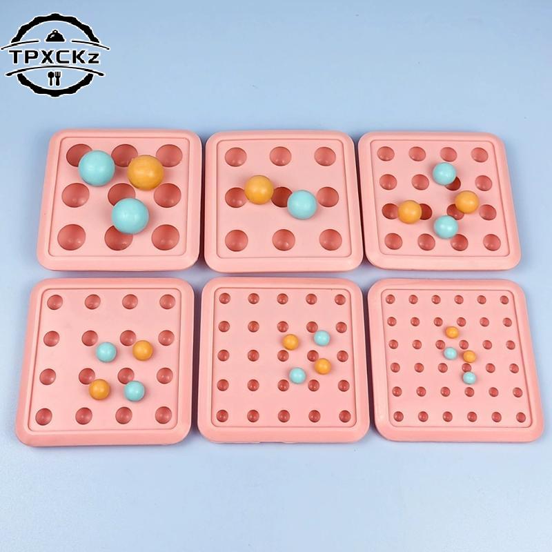 Porous Round Candy Chocolate Silicone Mold W/ Lid DIY Fondant Pudding Ice Cube Mould Valentine's Day Party Wedding Cake Decor