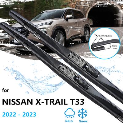 For Nissan X-Trail X Trail T33 2022 2023 Rubber Strip Refill Front Wiper Blade Cutter Windshield Windscreen Accessorie