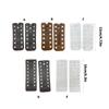 PU Leather Zippered Shoelace Inserts Waterproof Leather Zippered Shoelace Easy Installation for Hiking Boot Enhancement