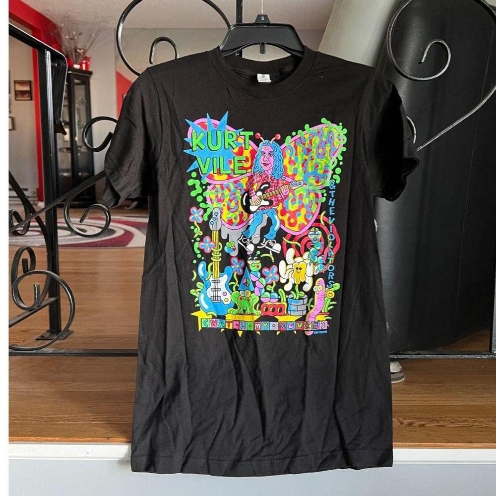 Kurt Vile Poster Short Sleeve Vintage Style Unisex All Sizes Shirt LO577 Unisex T-Shirt L