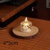 Mini Transparent LED Light Candle Flameless Electronic Crystal Candle Atmosphere Light Dating Party Holiday