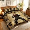 Custom Name,Itadori Yuji Pattern Bedding Home Decoration Birthday Gift ( 1 duvet cover + 2 pillowcase, without core),fan merchandise.