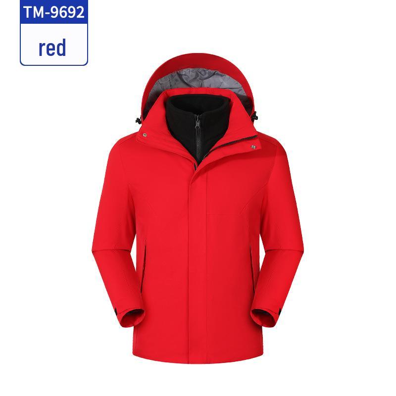 Custom Fleece Workwear: 3-in-1 Detachable Jacket with Personalized Logo for Autumn/Winter