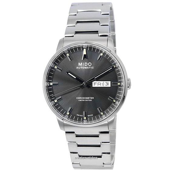 Mido Commander IBA Limited Edition Хронометр Антрацитовый циферблат Автоматические M021.431.11.061.02 M0214311106102 Мужские часы серый