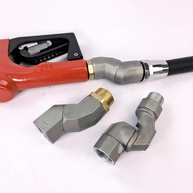 1inch Fuels Hose Swivels Multi Plane 360 Rotating Connectors for Fuels Transfer Pump Fuels Nozzle and Transfer Hose