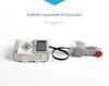 Compatible with Lego EV3: Large Motor 45544/31313, Medium Motor 45503, and Servo Motor 45502.