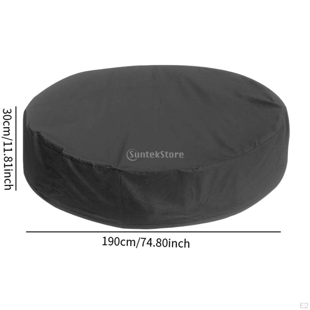 Round Pool Canopy Cover for Dust and Rain Protection In Garden Beach