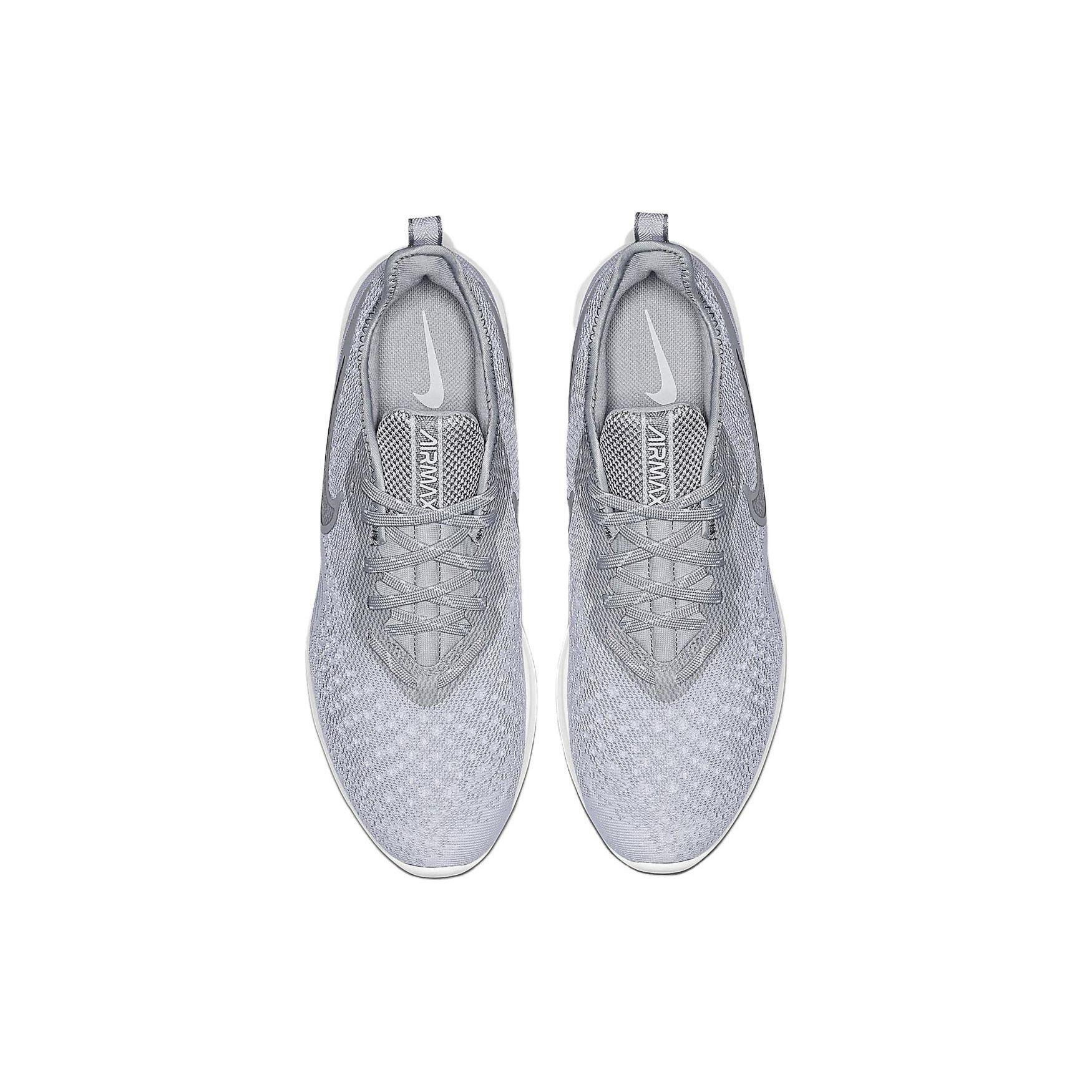 Nike Air Max Sequent 4 Wolf Grey Мужские кроссовки белые бело-волчьи-серые AO4485-100 42.5 — фото 3