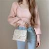 CREAM Knit Pullover Square Long Bubble Puff Solid Casual Everyday Korean Harajuku Elegant One Women's Sweater, Top, Neck, Sleeves, Sleeves, Sleeves,