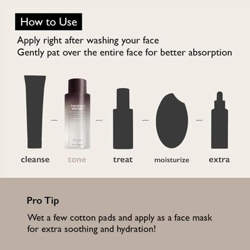 HARUHARU WONDER Black Rice Hyaluronic Toner 300ml (For Sensitive)