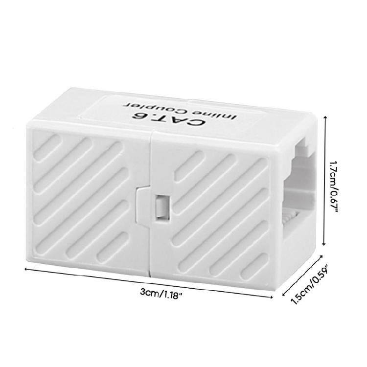 RJ45 Network Cable Connector Cat6A Cat6 Cat5e RJ45 Ethernet Coupler Female