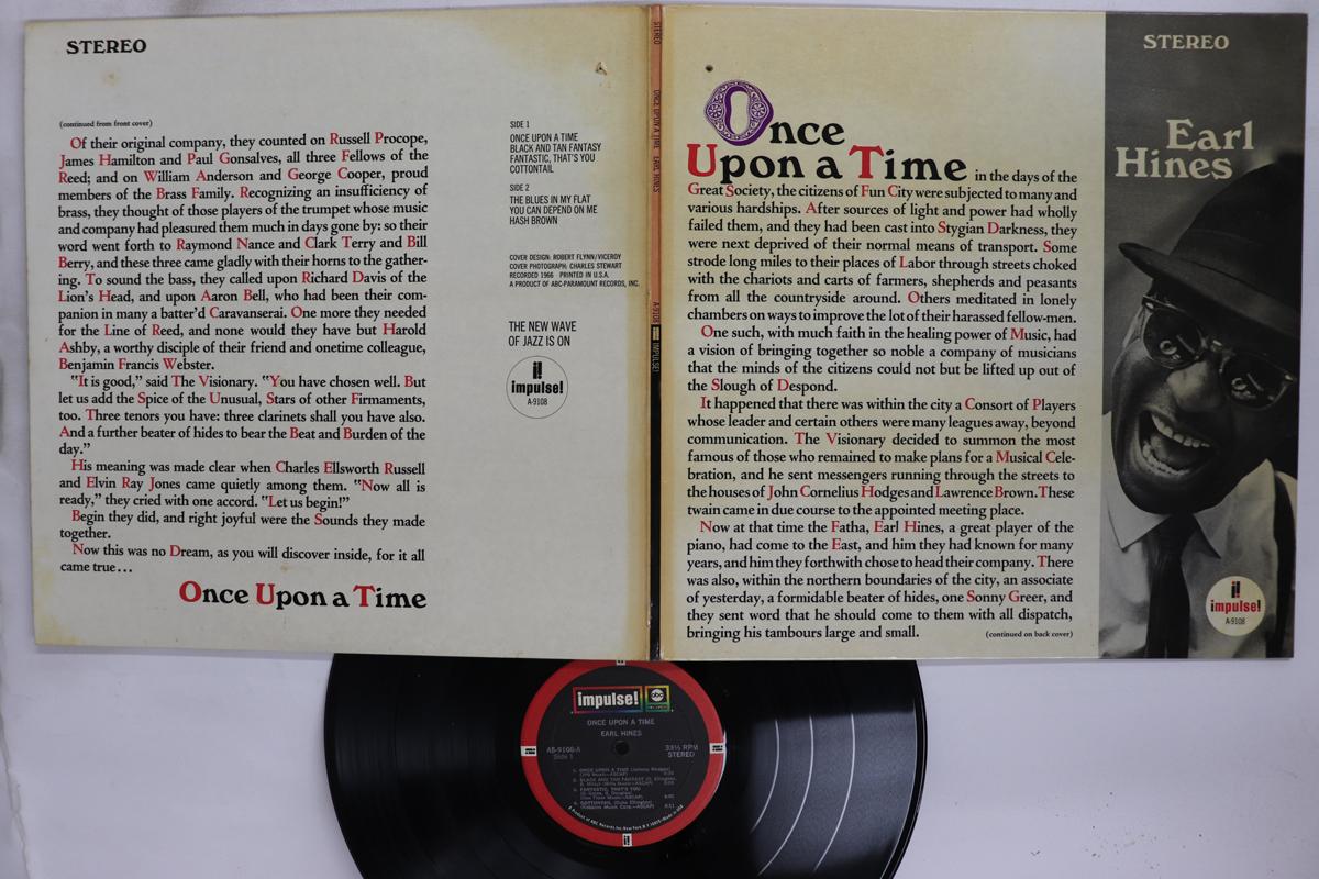 

LP Record EARL HINES Once Upon A Time AS9108 IMPULSE US Jazz Used